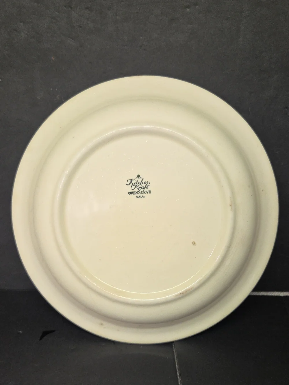 Vintage Homer Laughlin Kitchen Kraft OvenServe Pie Plate Dish American Chintz